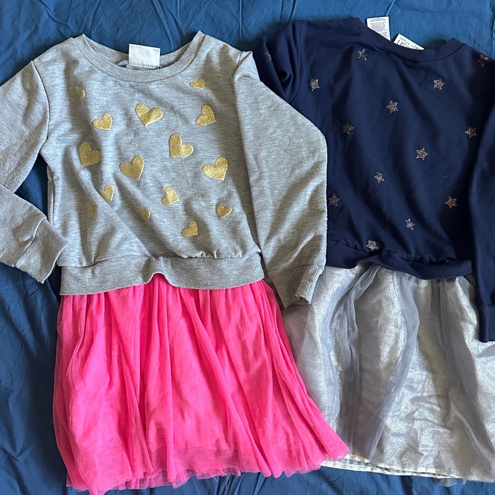Girls winter dress(7/8 size)